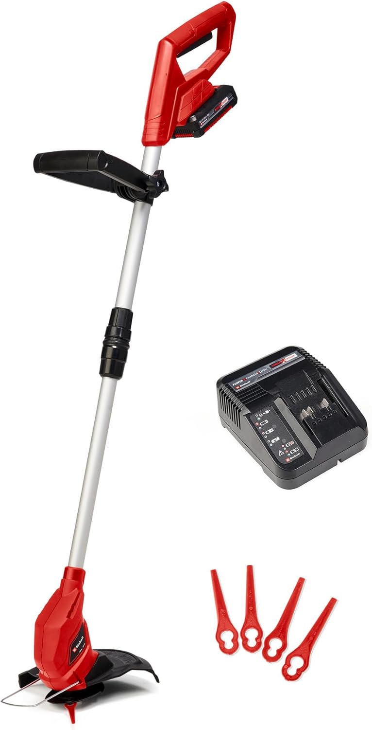 Einhell Power X-Change Cordless Strimmer With Battery And Charger - 18V Lightweight