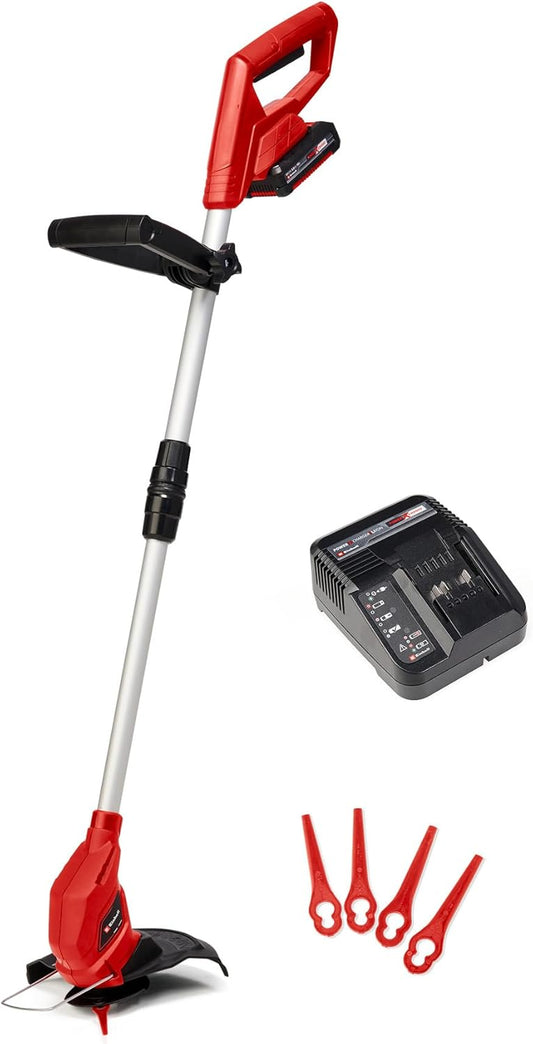 Einhell Power X-Change Cordless Strimmer With Battery And Charger - 18V Lightweight