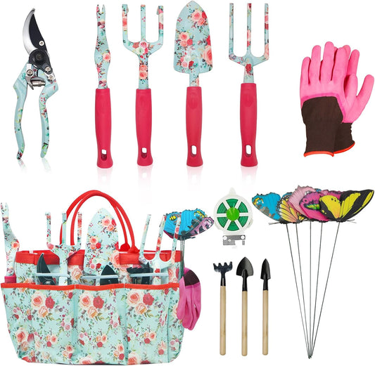 16-Piece Flower Garden Tools Set for Women