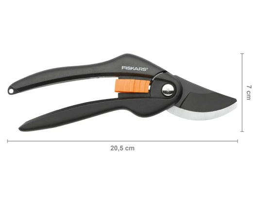 Fiskars Pruning Shears P26 , 20cm, Black/Orange, SingleStep.